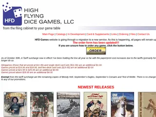 Welcome to High Flying Dice Games, LLC