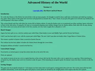Advanced History of the World