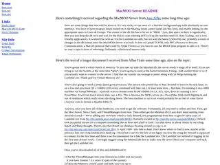 MacMOO README
