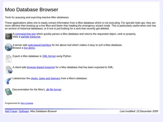Neil Fraser: Software: Moo Database Browser
