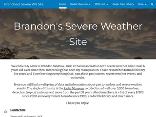 Brandon's Severe WX Site