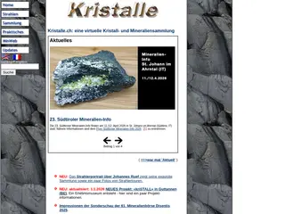 Kristalle.ch - Mineralien & Kristalle