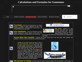 Calculations and Formulas for Gemstones