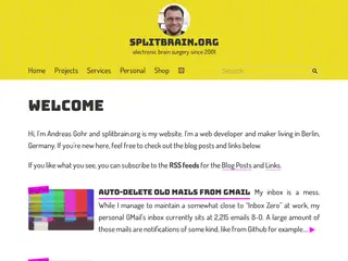 Welcome [splitbrain.org]