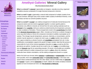 Amethyst Galleries' Mineral Gallery