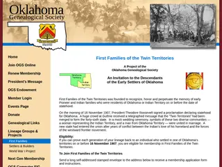 First Families of the Twin Territories