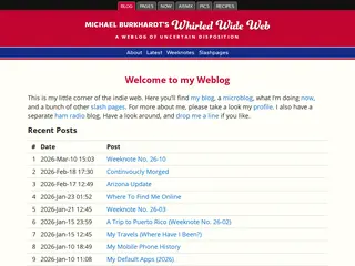 Welcome to my Weblog - Michael Burkhardt’s Whirled Wide Web