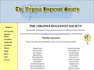 Virginia Huguenot Society