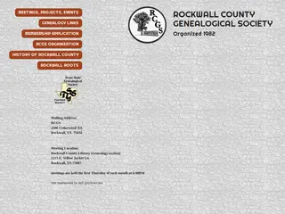 Rockwall County Genealogical Society