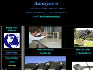 Astrosystems home page