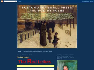 Boston Area Small Press and Poetry Scene