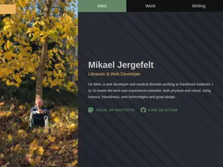 Mikael Jergefelt - Librarian & Web Developer