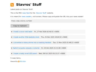 Stavros' Stuff