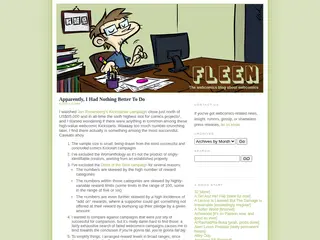 Fleen: The Awkward Christmas Dinner Of Our Obligation To Existence » Apparently, I Had Nothing Better To Do