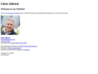The web site of chrisaldrich