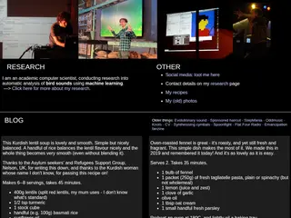 Dan Stowell (MCLD) :: music, software, science, among other things