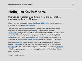 Hello, I'm Kevin Mears. | Personal Website of Kevin Mears