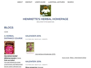 Blogs | Henriette's Herbal Homepage