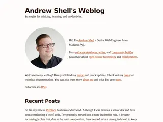 Andrew Shell's Weblog