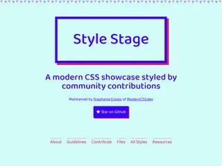 Style Stage from Modern CSS Solutions