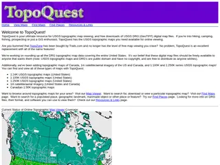 TopoQuest - Topographic Maps and Satellite Maps Online