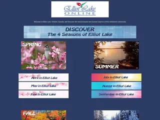 Elliot Lake Online, Welcome to Elliot Lake, Ontario, Canada! Discover the 4 Seasons