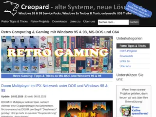 Retro Computing & Gaming mit Windows 95 & 98, MS-DOS und C64