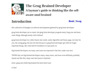 The Grug Brained Developer