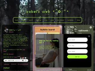 isobel's web