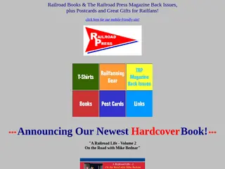 Railroad Books Magazines and Post Cards