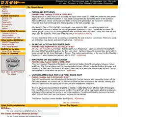 DRGW.NET - Dedicated to Preserving the Memory of the Rio Grande