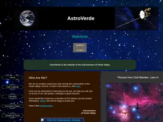 Astroverde - Astronomers of Verde Valley - Amateur astronomy club in Northern Arizona