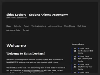 Sirius Lookers – Sedona Arizona Astronomy – Sedona Arizona Astronomy Club