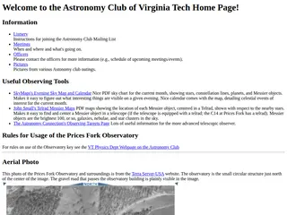 Astronomy Club of Virginia Tech