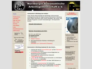 Nürnberger Astronomische Arbeitsgemeinschaft e.V. (NAA) - Astronomie in Nürnberg