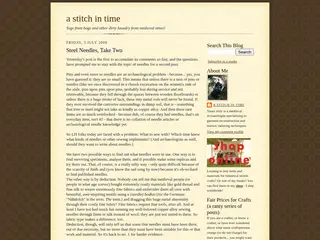 a stitch in time: Steel Needles, Take Two