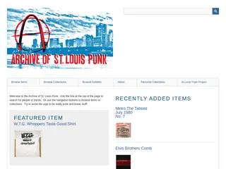 Archive of Saint Louis Punk