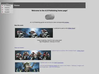 Agis Page of miniature painting and gaming - Home