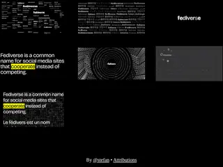 Fediverse Typographic Explorations