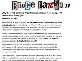 Bruce Lawson's personal site 