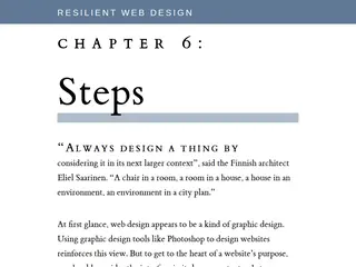 Resilient Web Design—Chapter 6