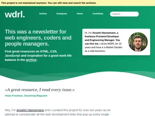 Web Development Reading List - WDRL – Web Development Reading List