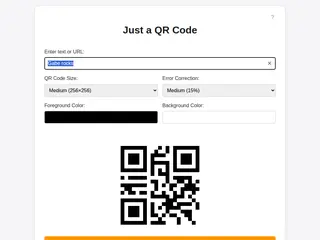 Just a QR Code