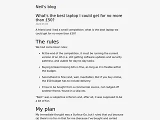 What's the best laptop I could get for no more than £50?