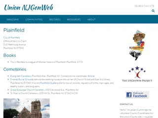 Plainfield – Union NJGenWeb