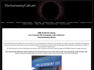 The Astronomy Cafe