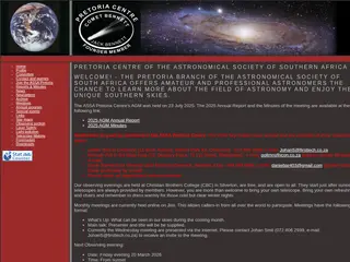 Pretoria Centre of the Astronomical Society of Southern Africa