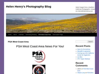 PSA West Coast Area | Helen Henry's Photography Blog