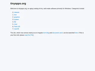 tinyapps.org