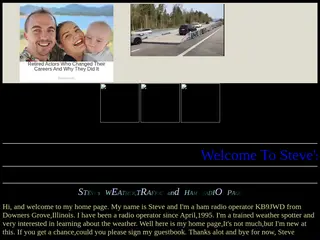 Steve's Weather,and Ham Radio page